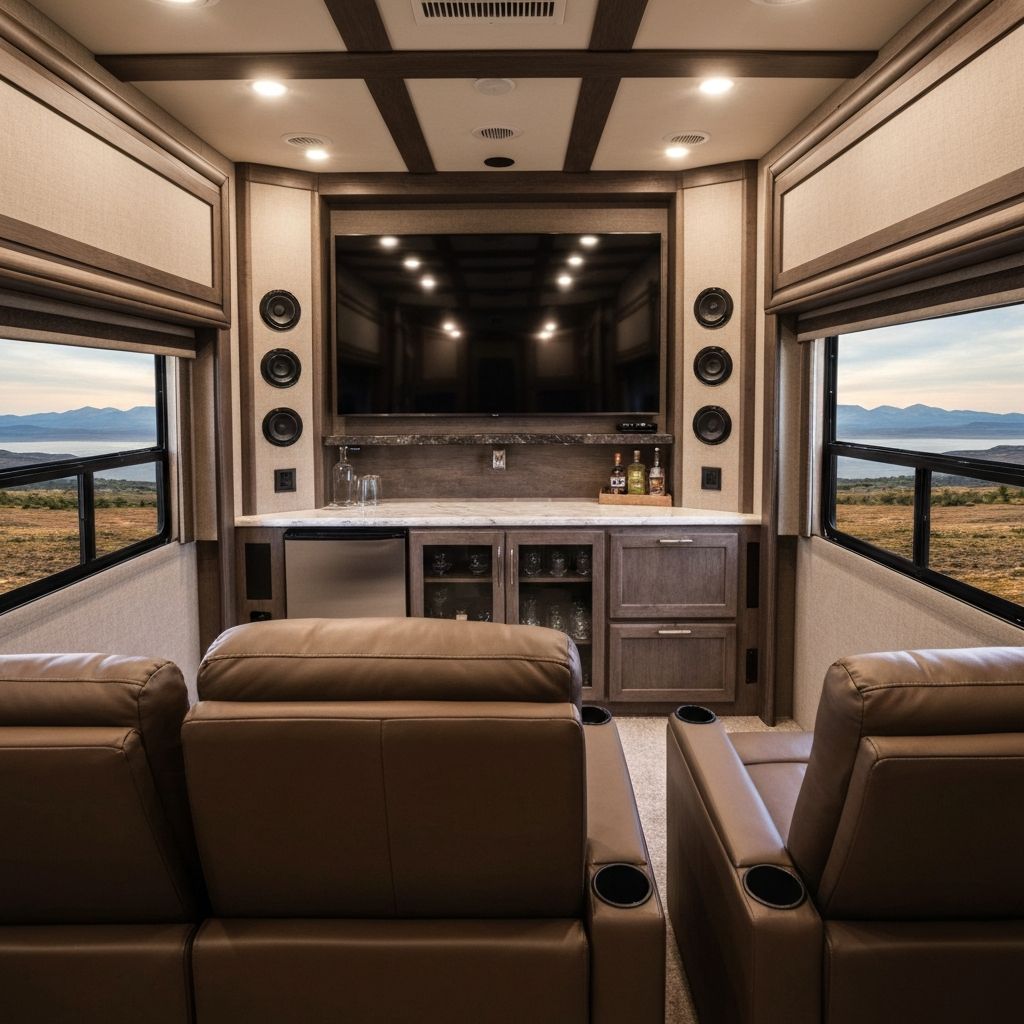 2023 Luxe ELITE 44FL - Entertainment Center